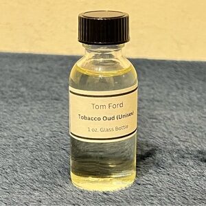 Inspired by Tom Ford Tobacco Oud (Unisex), Designer Oil 1 oz. Glass Bottle